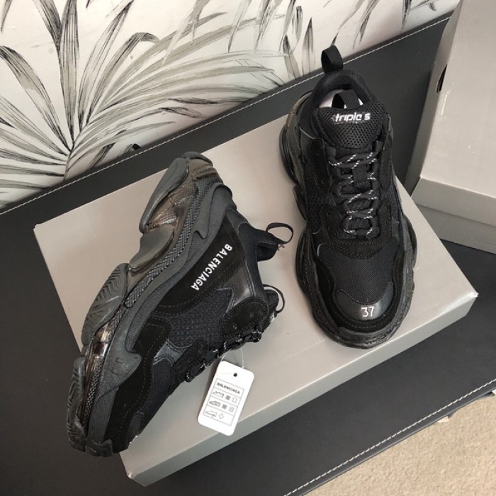 Ba*len*cia*ga triple s sneakers black