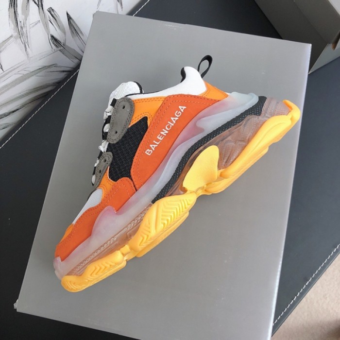 Ba*len*cia*ga triple s sneakers orange grey