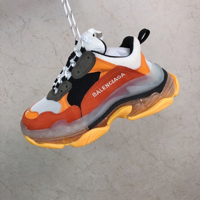 Ba*len*cia*ga triple s sneakers orange grey