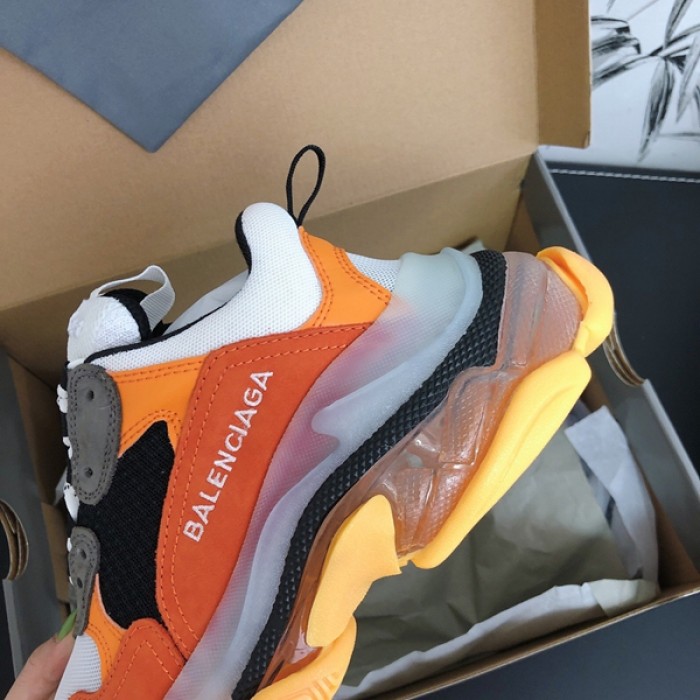 Ba*len*cia*ga triple s sneakers orange grey