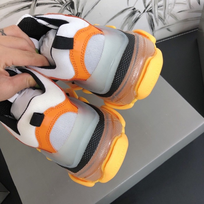 Ba*len*cia*ga triple s sneakers orange grey