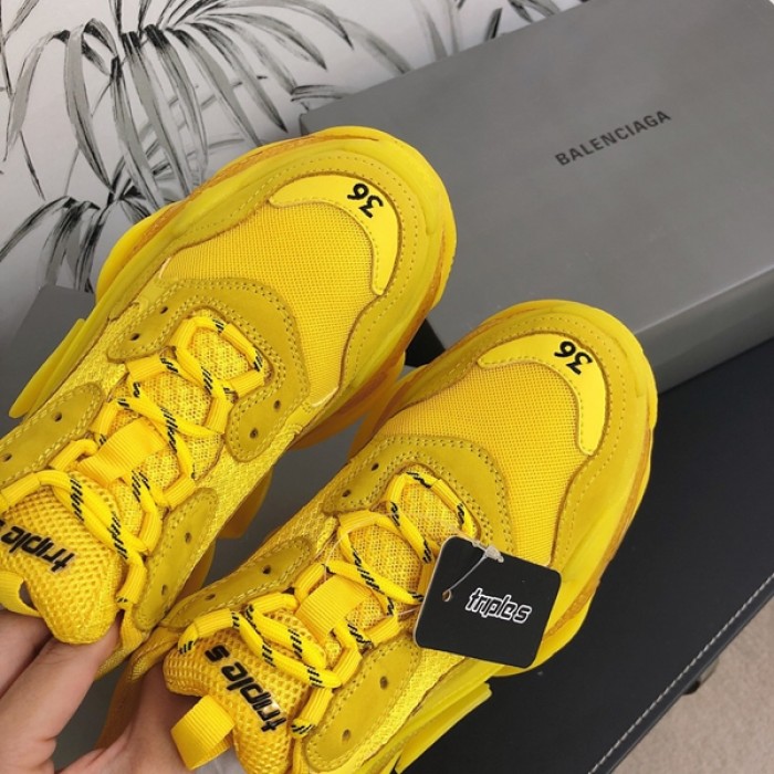 Ba*len*cia*ga triple s sneakers yellow