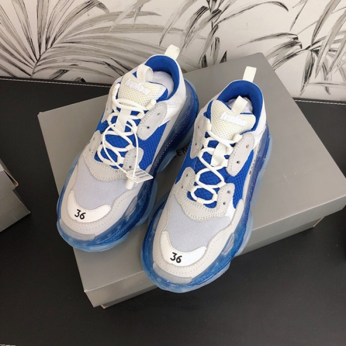 Ba*len*cia*ga triple s sneakers blue white