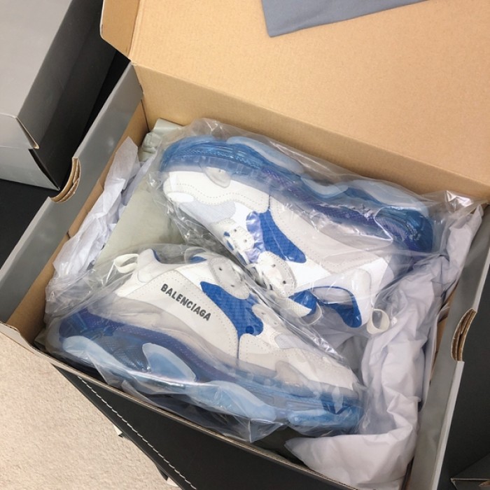Ba*len*cia*ga triple s sneakers blue white
