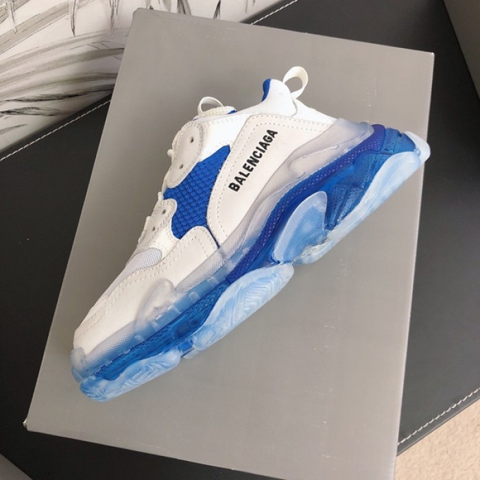 Ba*len*cia*ga triple s sneakers blue white