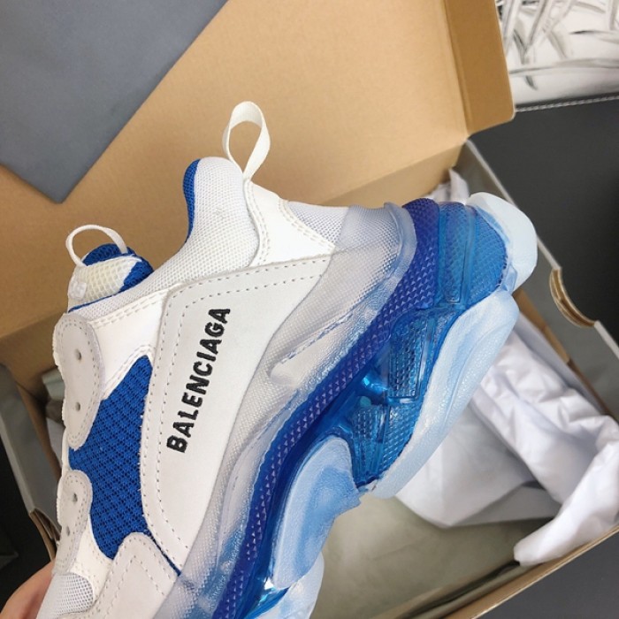 Ba*len*cia*ga triple s sneakers blue white