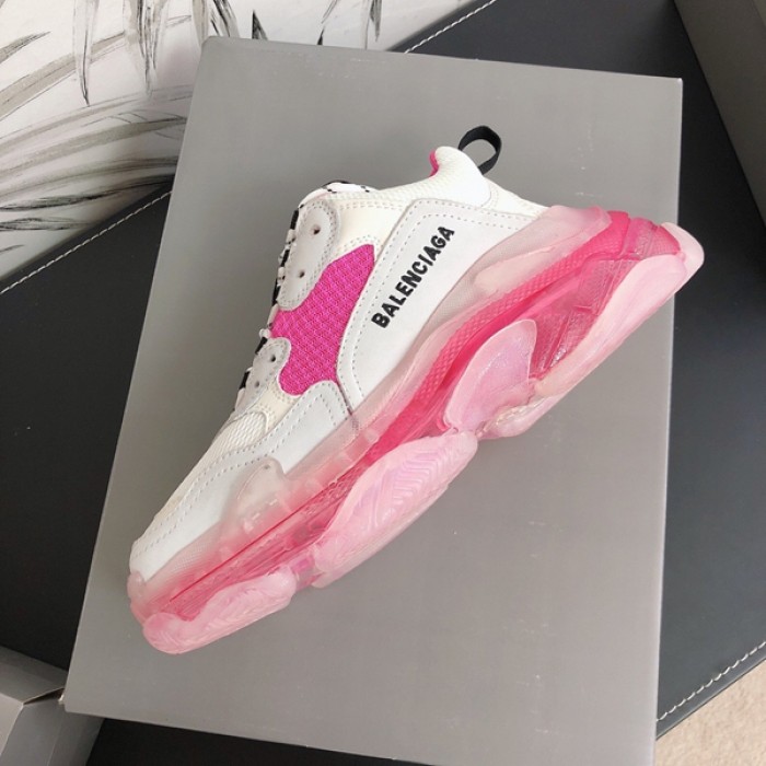 Ba*len*cia*ga triple s sneakers pink white