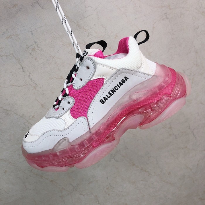 Ba*len*cia*ga triple s sneakers pink white