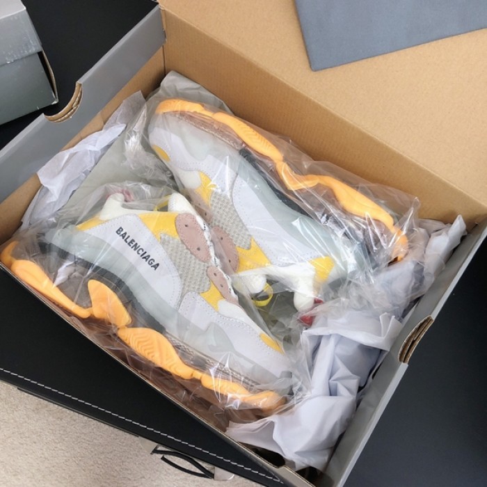 Ba*len*cia*ga triple s sneakers yellow white