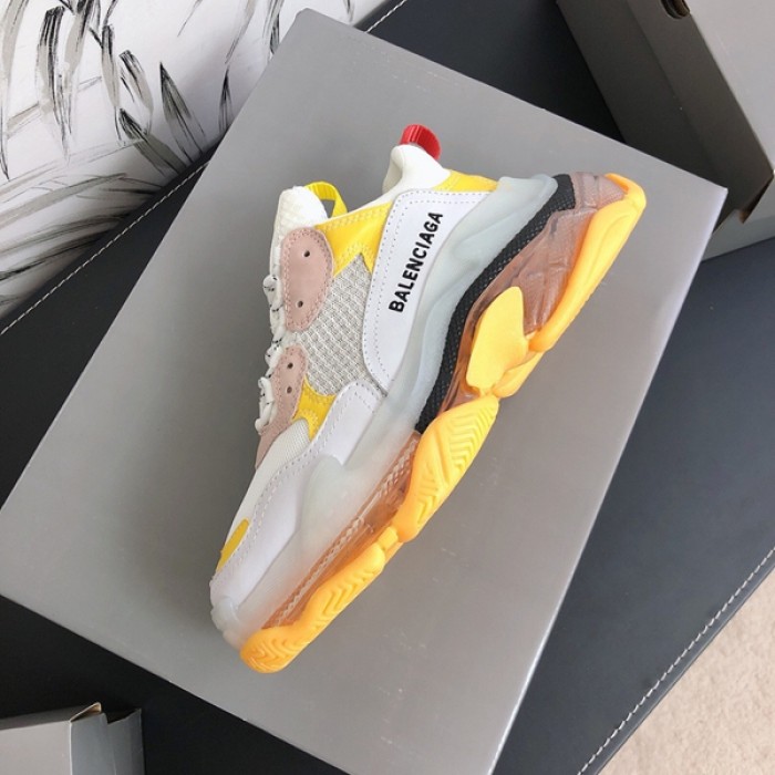 Ba*len*cia*ga triple s sneakers yellow white