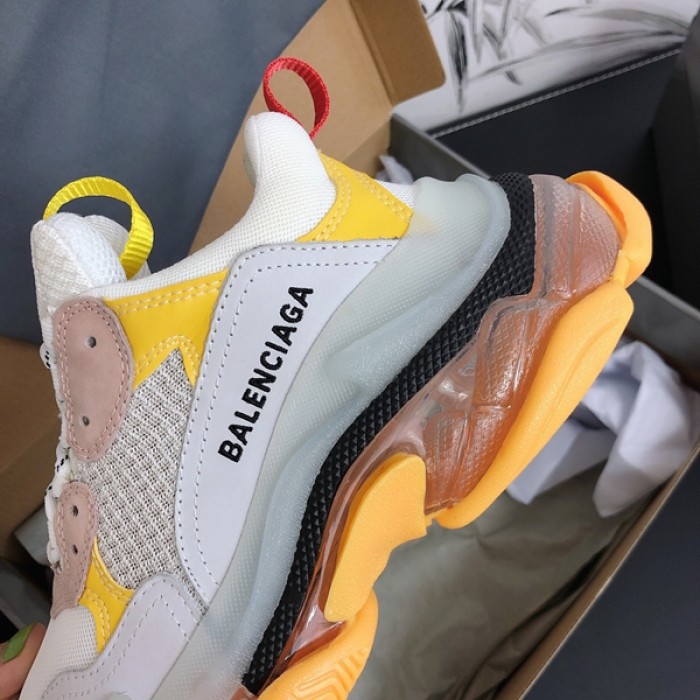 Ba*len*cia*ga triple s sneakers yellow white