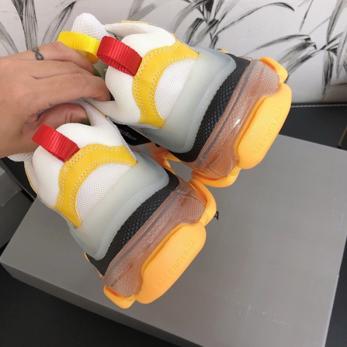 Ba*len*cia*ga triple s sneakers yellow white