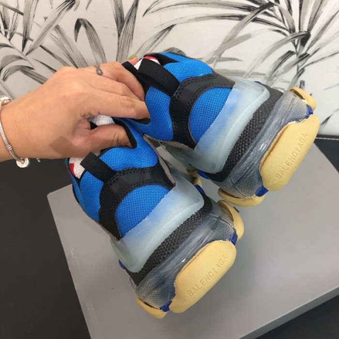 Ba*len*cia*ga triple s sneakers red grey blue