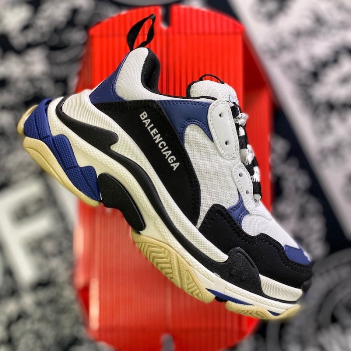 Ba*len*cia*ga triple s sneaker white / navy