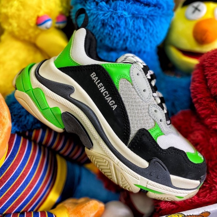 Ba*len*cia*ga triple s sneaker black / green