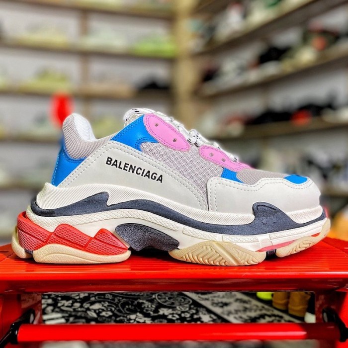 Ba*len*cia*ga triple s sneaker grey / pink / blue