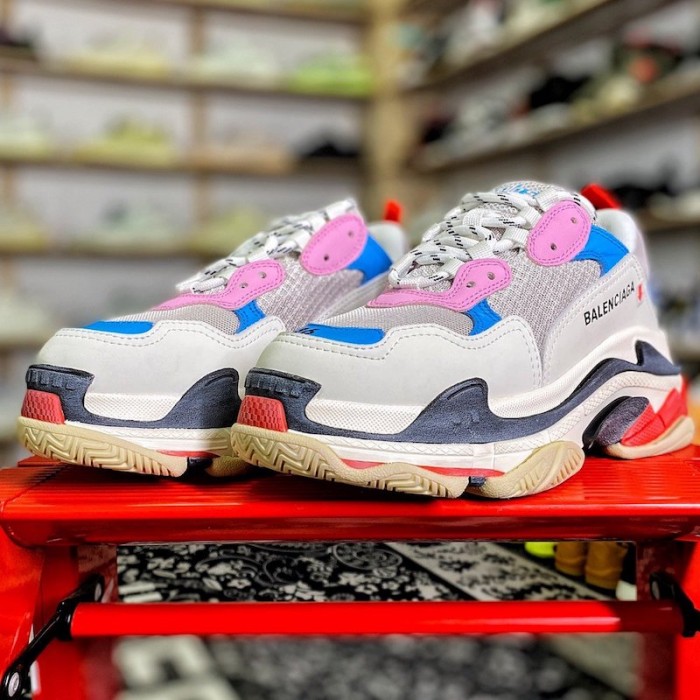 Ba*len*cia*ga triple s sneaker grey / pink / blue