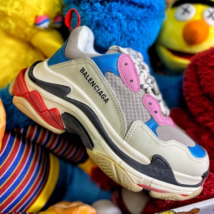 Ba*len*cia*ga triple s sneaker grey / pink / blue