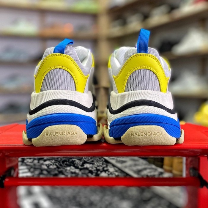 Ba*len*cia*ga triple s sneaker grey / purple / yellow