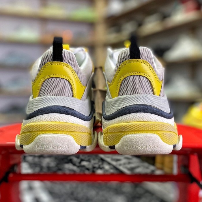 Ba*len*cia*ga triple s sneaker grey / yellow