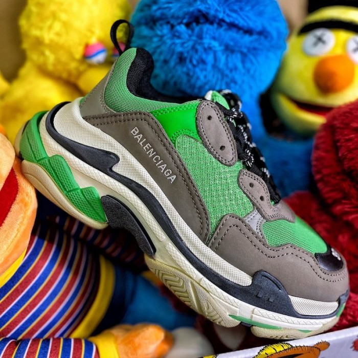 Ba*len*cia*ga triple s sneaker green / grey