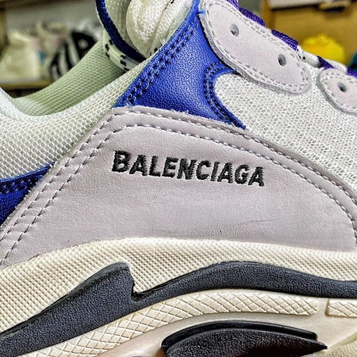 Ba*len*cia*ga triple s sneaker white / blue jean