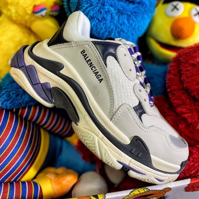Ba*len*cia*ga triple s sneaker white / dark blue