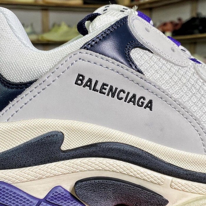Ba*len*cia*ga triple s sneaker white / dark blue