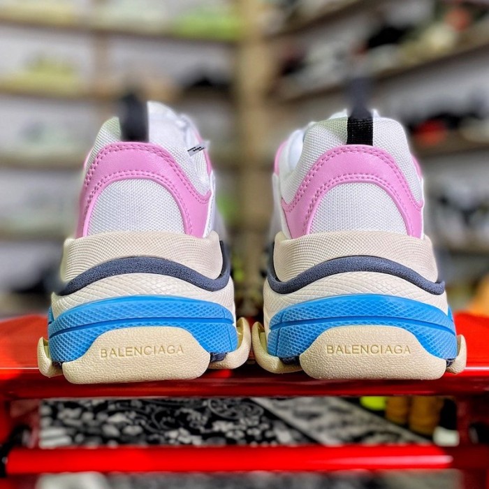 Ba*len*cia*ga triple s sneaker white / pink