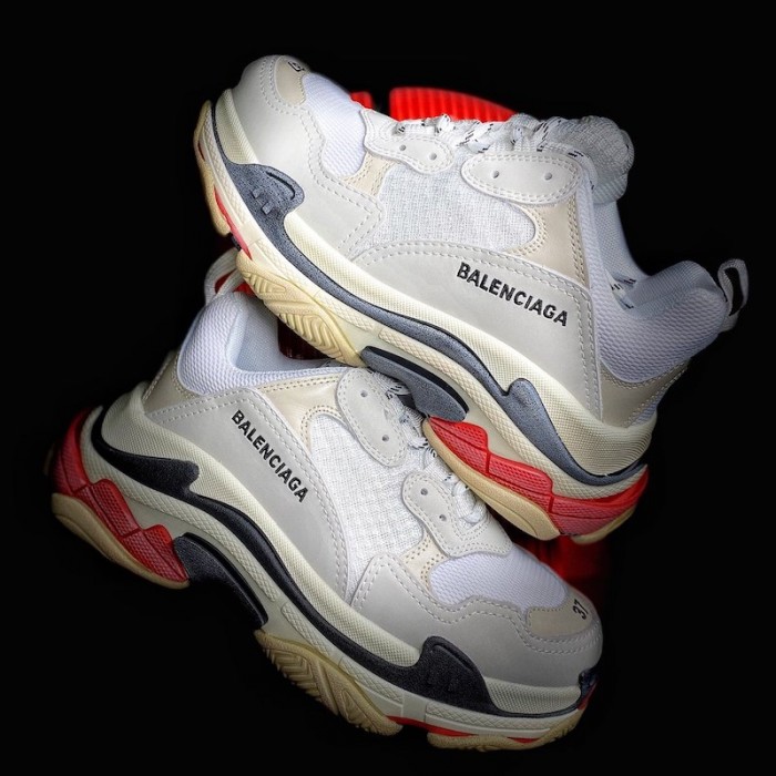 Ba*len*cia*ga triple s sneaker white / red