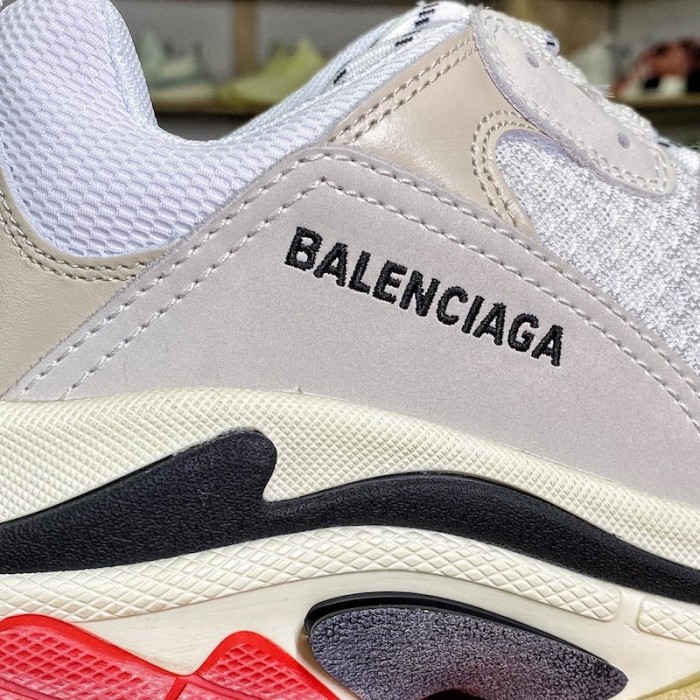 Ba*len*cia*ga triple s sneaker white / red