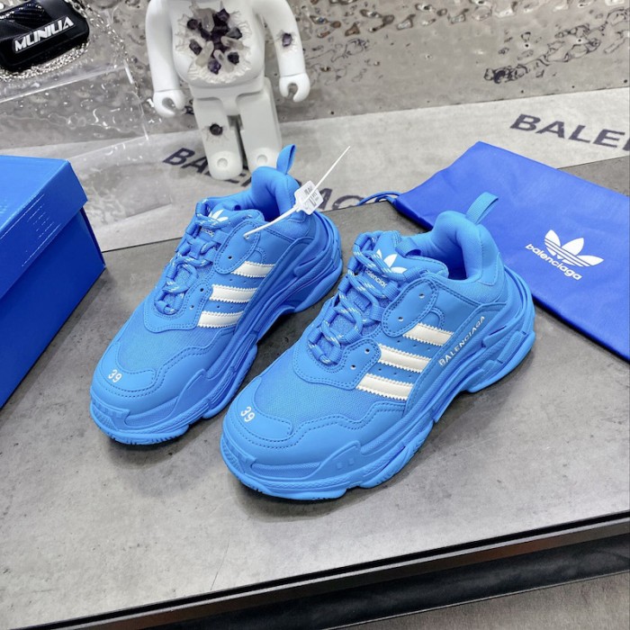 Ba*len*cia*ga / ad*s triple s sneaker in blue