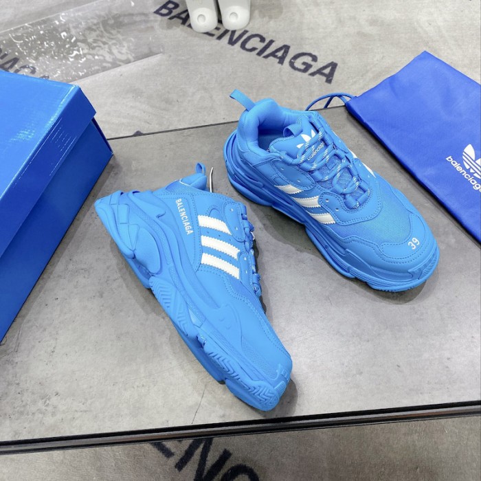Ba*len*cia*ga / ad*s triple s sneaker in blue