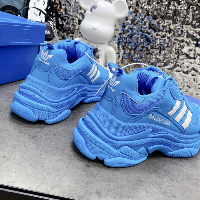 Ba*len*cia*ga / ad*s triple s sneaker in blue