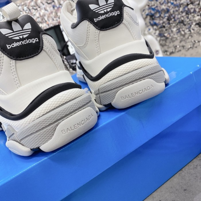 Ba*len*cia*ga / ad*s triple s sneaker in white