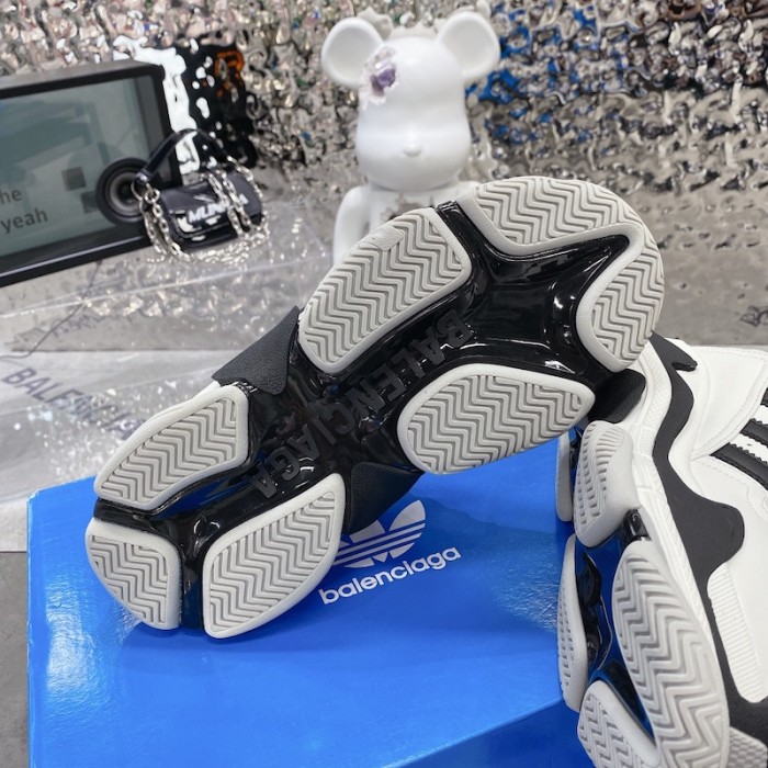 Ba*len*cia*ga / ad*s triple s sneaker in white