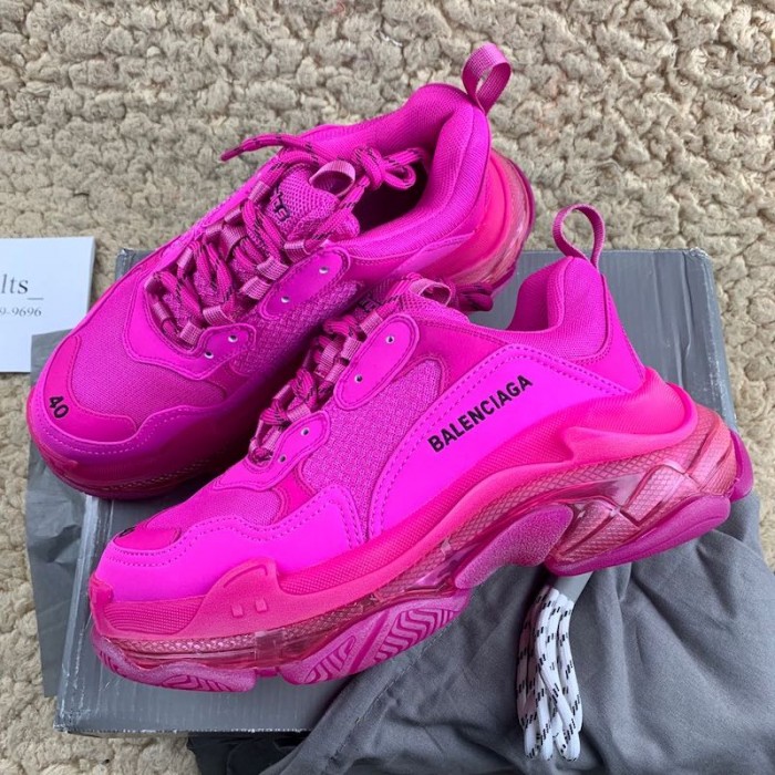 Ba*len*cia*ga triple s sneakers fuchsia