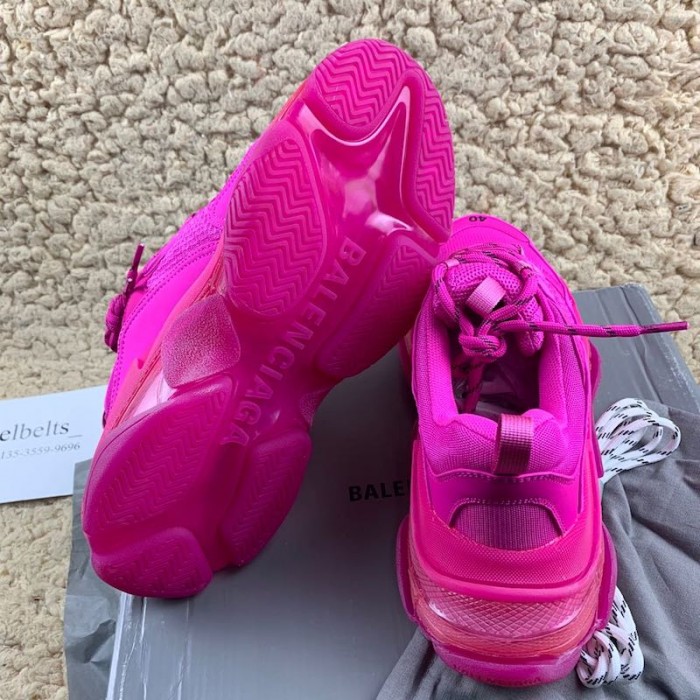 Ba*len*cia*ga triple s sneakers fuchsia