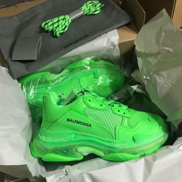 Ba*len*cia*ga triple s sneakers green