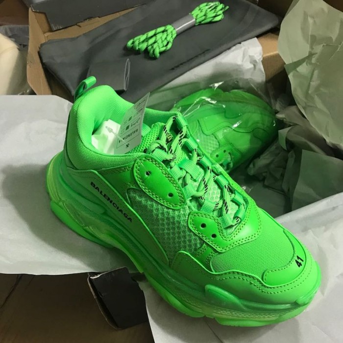 Ba*len*cia*ga triple s sneakers green