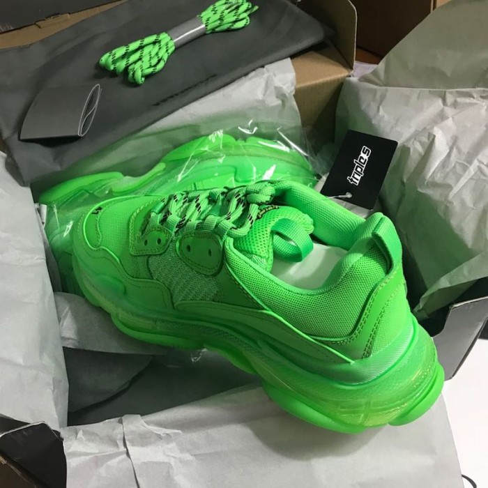 Ba*len*cia*ga triple s sneakers green