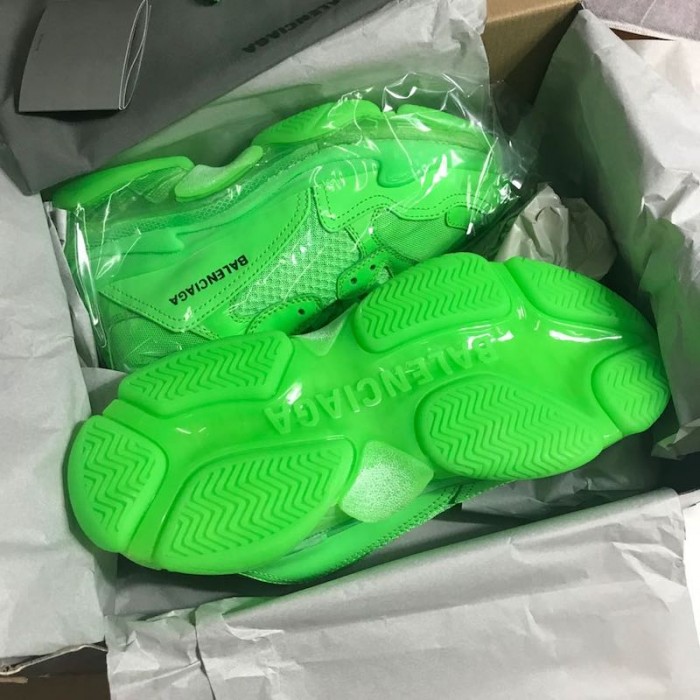 Ba*len*cia*ga triple s sneakers green