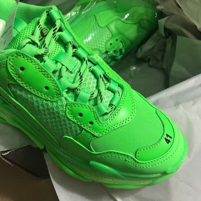 Ba*len*cia*ga triple s sneakers green