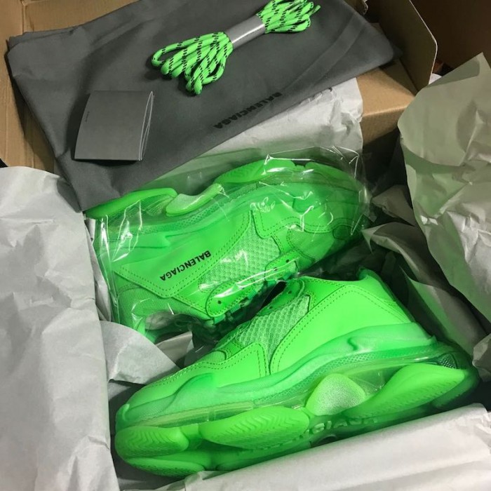 Ba*len*cia*ga triple s sneakers green