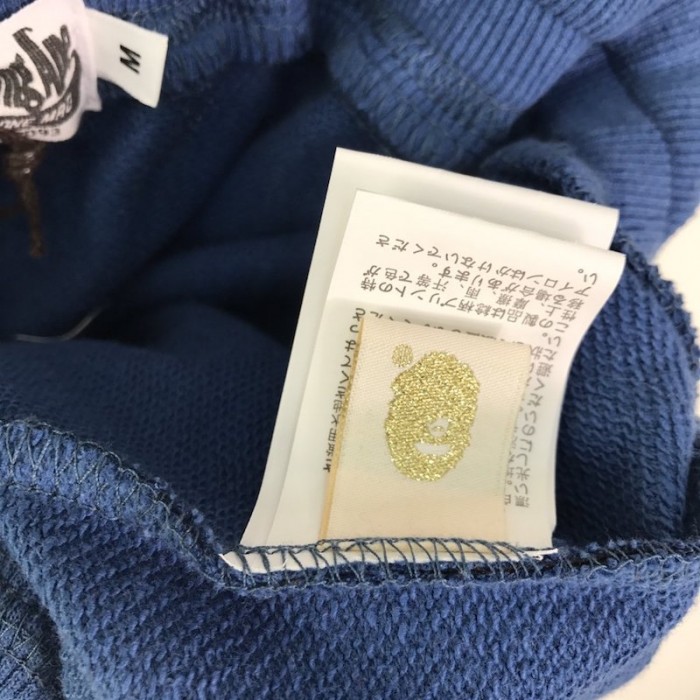 Bape 1st Camo Shark Sweat Short Blue