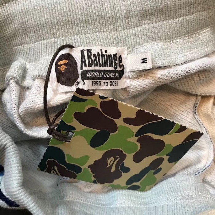 Bape ABC Camo Shark Sweat Short Blue