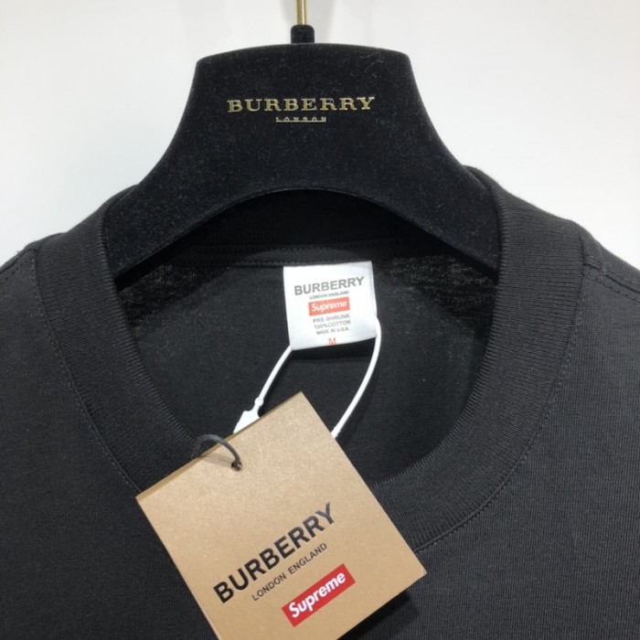 Sup*e x bbr box logo t shirt black
