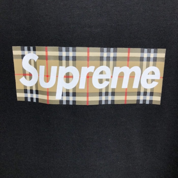 Sup*e x bbr box logo t shirt black