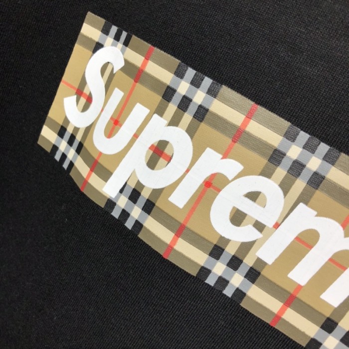 Sup*e x bbr box logo t shirt black