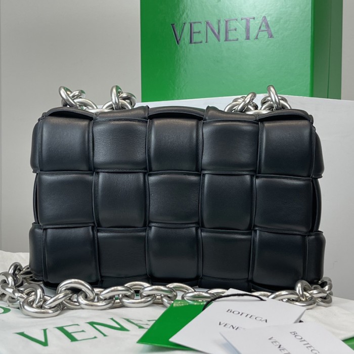 B V The China Cassette Bag Black Silver